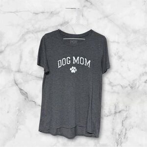 Modern Lux dog mom Charcoal gray Graphic Tee sz large